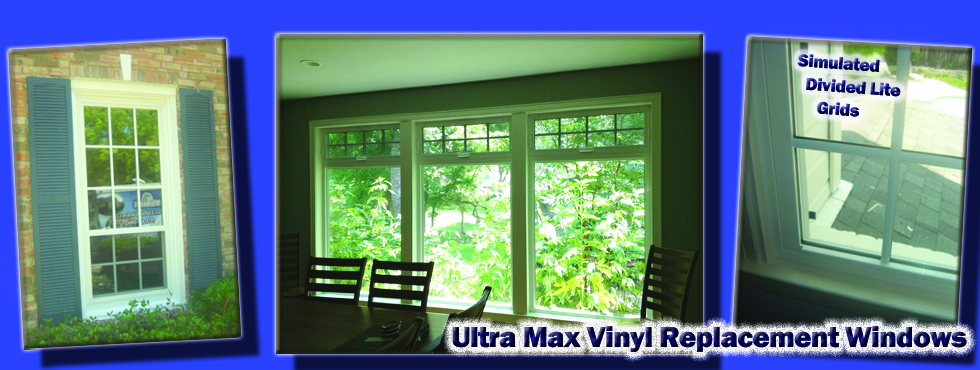 Alside Vinyl Ultra Max Preservation Series Windows with simulated divided lite grids