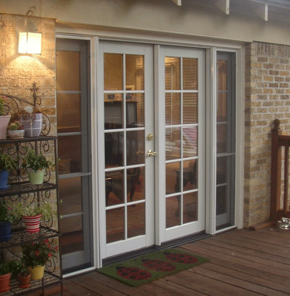 French Doors with Grids in Dallas