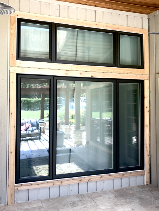 Bronze Exterior Replacement Windows