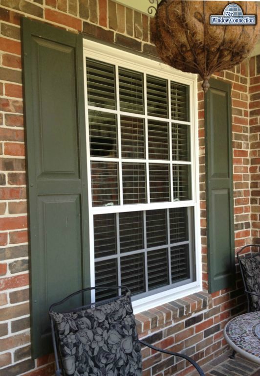 Simulated Divided Lite Grids in Vinyl Replacement Windows Offer An Upscale Look 