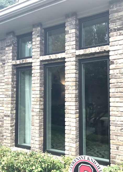 Bronze replacement Windows in Dallas can be aluminum or vinyl two toned windows