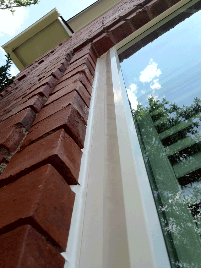 Grids in a Casement Window in Carrollton Texas