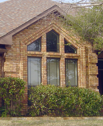 Bronze exterior windows are usually aluminum.