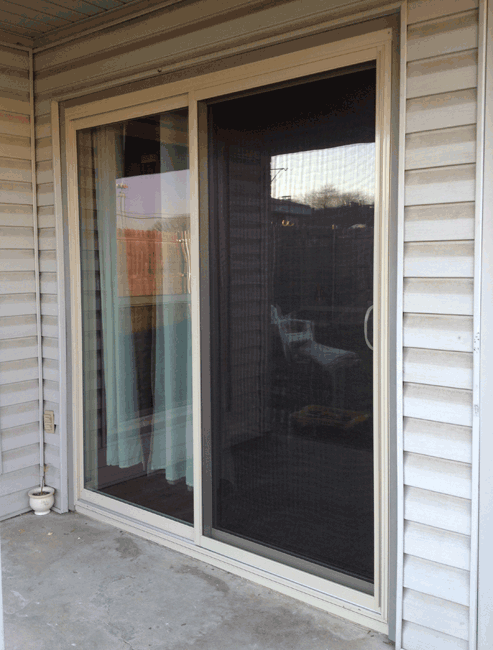Sliding Door Installation of an NT Window Vinyl Sliding Door.