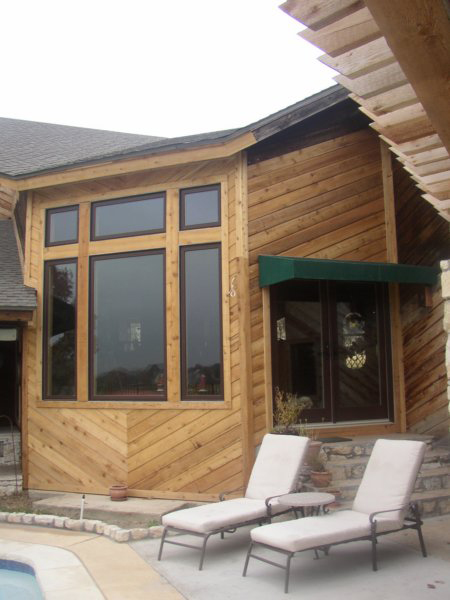 Bronze Exterior Wood Windows from a Dallas Manufacturer of Wood Window products