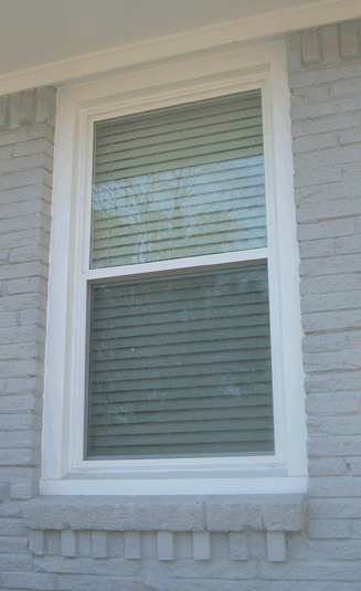 Double Hung Aluminum Windows with full wrap or Trim Pack to cover exterior wood