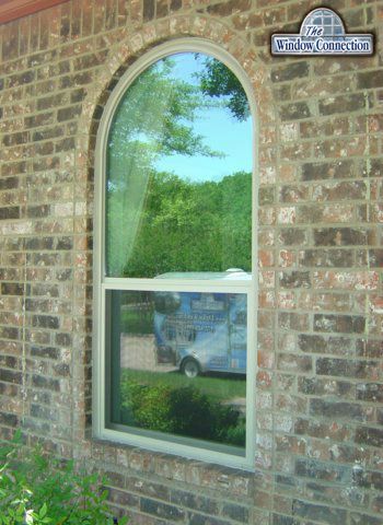 Alside Mezzo Continuous Arch Single Hung VInyl Replacement Window