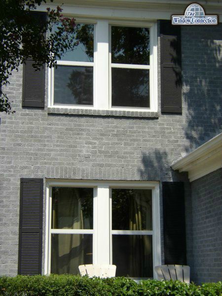 Don Young Thermally Broken Aluminum Single Hung Replacement Windows in Dallas Texas.  Wood Window Replacement with Full Trim Pack