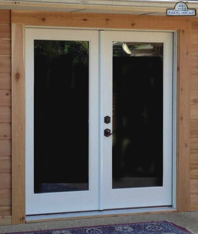 Flush Glazed Exterior French Door from Thermatru in Dallas