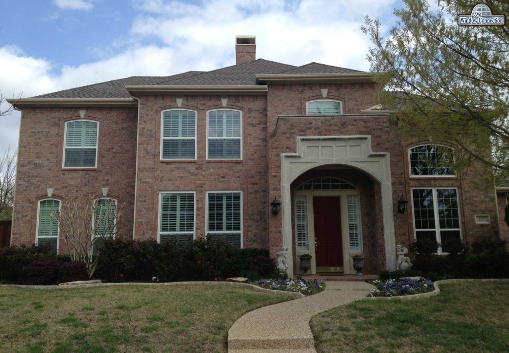 Arched Single Hung Energy Master Vinyl Replacement Windows in Willow Bend Plano