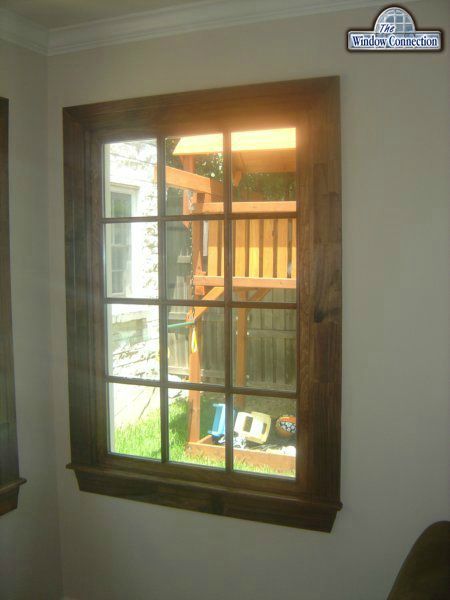 Wood Windows Highland Park Texas Interior View Stained Interior View