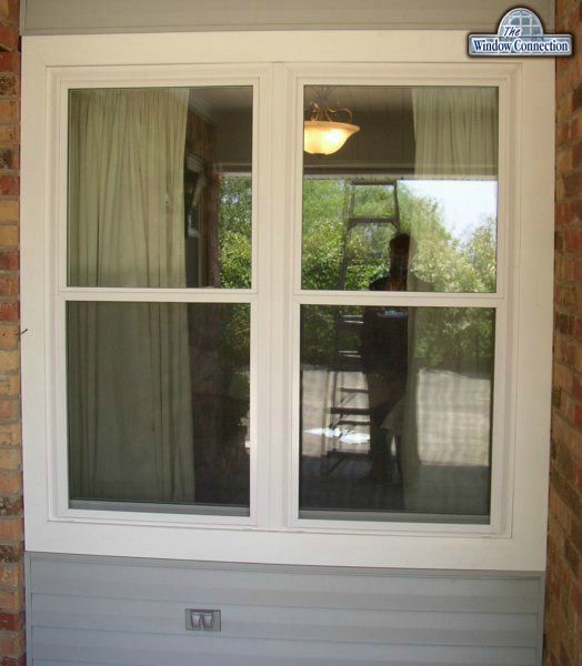 Twin Double Hung VInyl Replacement Windows Dallas Texas