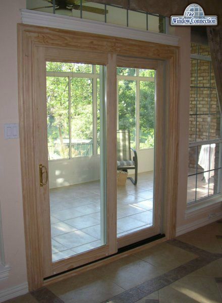 Wood Aluminum Clad Sliding Door Interior View