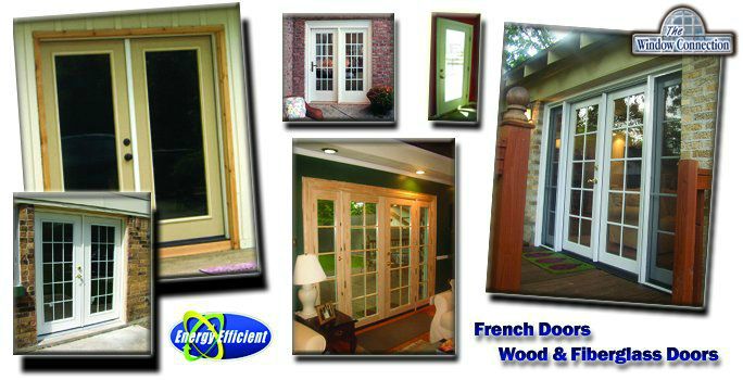Wood and Fiberglass French Doors