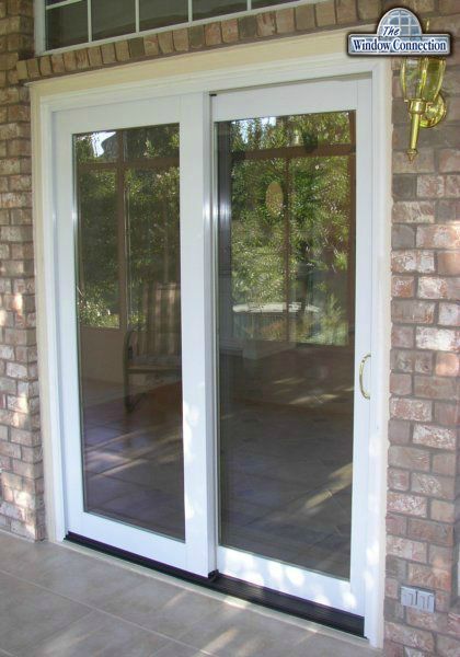 Wood Aluminum Clad Sliding Door Exterior View